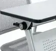 Meza ya Mikutano ya Ergonomic inayokunjwa na Magurudumu - 1