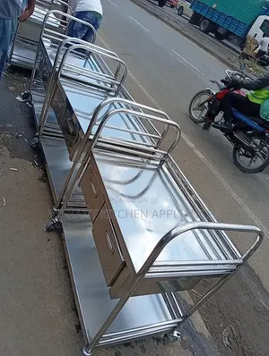 Trolley Mpya ya Chuma cha Kuturutu kwa Matibabu