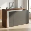 2M Reception Office Desk - Gray - 5