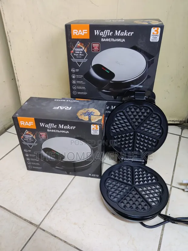 RAF Waffle Maker 1000W - 1