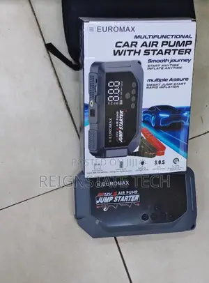 Euromax EMK3 Jump Starter na Air Pump ya Dijitali