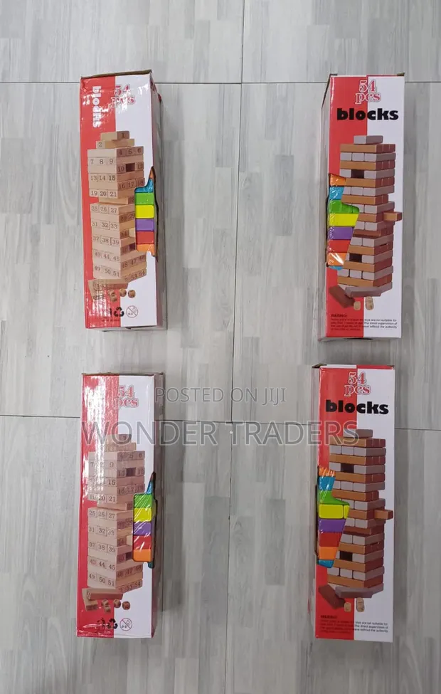 Coloured Jenga Blocks - 1