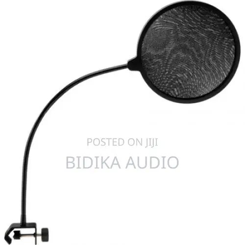 Microphone Pop Filter with Gooseneck and Clamp - 1
