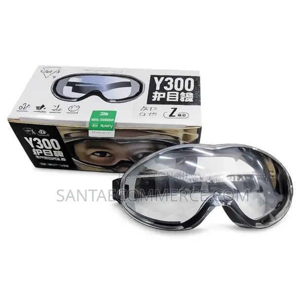 Y300 Professional Safety Goggles - Clear Anti-Fog Impact-Resistant - 1