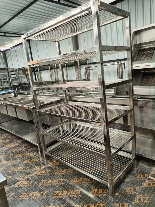 Stainless Steel Mesh Rack - Mpya Kabisa - 1