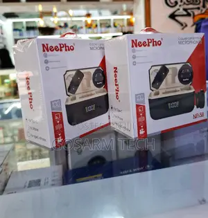 Neepho NP-58 Dual Clip-on Microphone with Charging Case