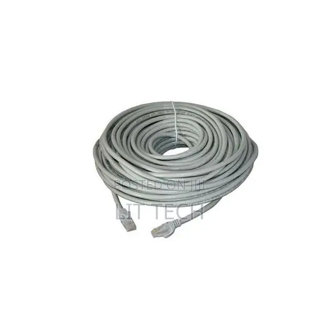 Cat6 Ethernet Network Cable 20M - 1000Mbps, Gray - 1
