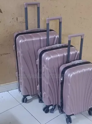 Set ya Suitcase za Fibre za Kifahari 3 kwa 1 Zenye Ubora