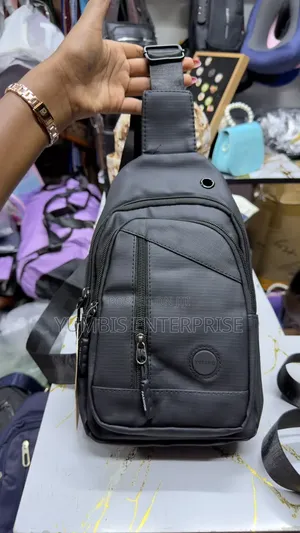 Black Strong Unisex Chest Bag - KES 600