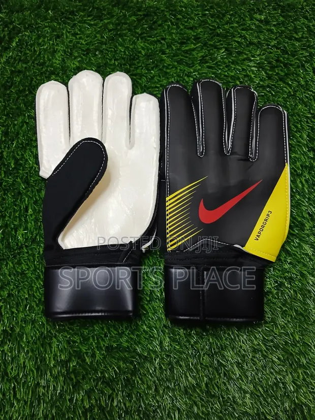 Gloves za Goalkeeper Nike Vapor Grip3 - Nyeusi/Njano - 1
