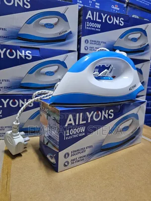 AILYONS 1000W Heavy Duty Electric Dry Iron Box
