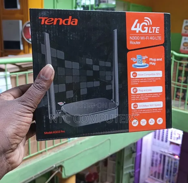 Tenda 4G03 Pro N300 4G LTE Router - 1