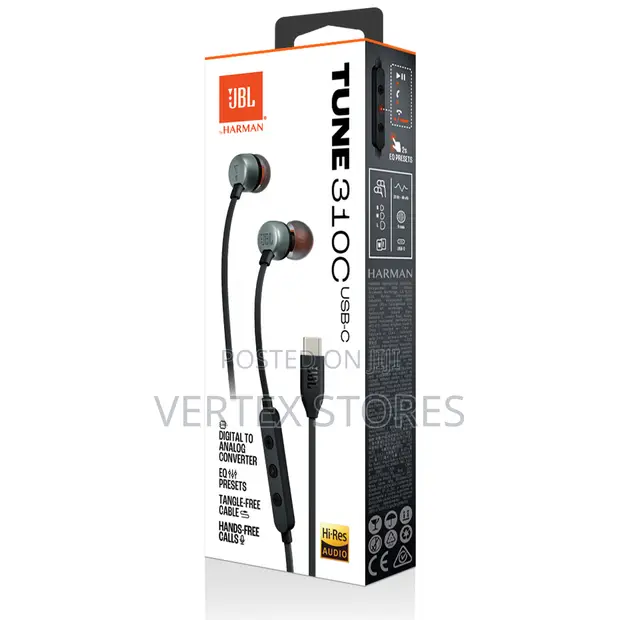 JBL Tune 310C Wired In-Ear Headphones - 1