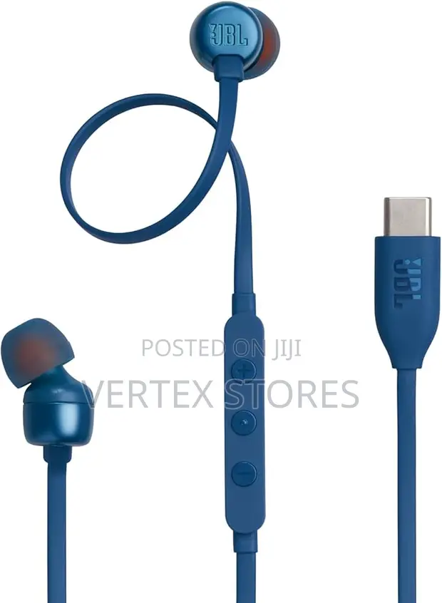 JBL Tune 310C Wired In-Ear Headphones - Bluu - 1