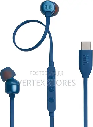 JBL Tune 310C Wired In-Ear Headphones - Bluu