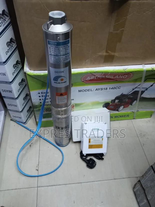 Doyin Solar Submersible Pump - 1100W, 120m Head - 1