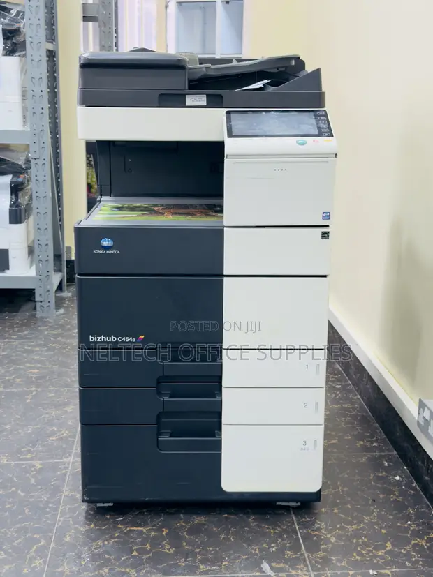 Konica Minolta C454e Professional Printer/Copier/Scanner - 1