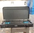 Olelon Black 2-Burner Gas Stove - 1