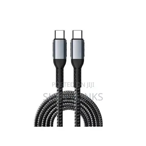 Kebo ya Kuchaji Haraka ya USB-C hadi USB-C 2M 100W 5A Iliyofumwa - 1