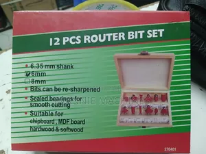 Seti ya Vipande 12 vya Router ya Mbao