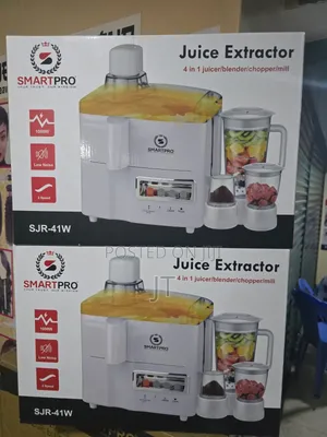 Smartpro 4-in-1 Juicer, Blender, Grinder & Mill Food Processor