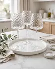 Elegant Wavy Wine Glasses (Set of 2) - 3