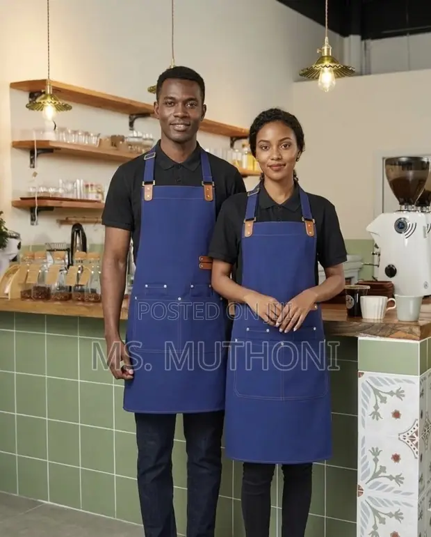 The Daily Grind Canvas Apron Isiyoingiza Maji/Mafuta - 1
