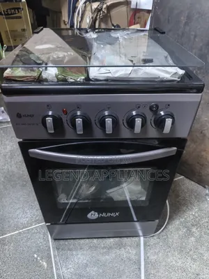 Nunix Standing Cooker - 3 Gas + 1 Electric Plate, Electric Oven
