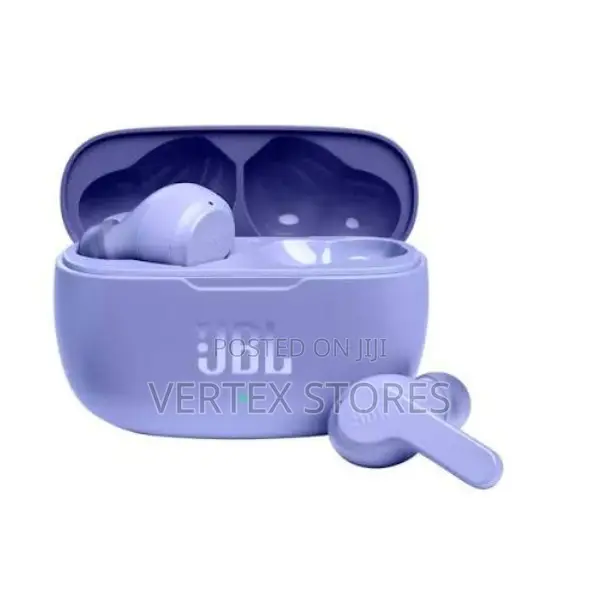 JBL Wave 200 True Wireless Earbuds - Purple - 1