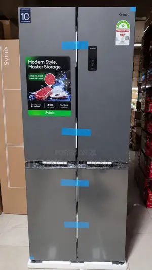 Syinix 460L Side by Side Refrigerator with Water Dispenser