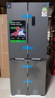 Syinix 460L Side by Side Refrigerator with Water Dispenser - 1