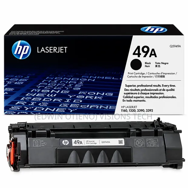HP 49A Toner Nyeusi ya Laser - 1