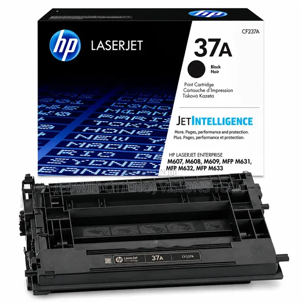 HP LaserJet 37A Black Toner Cartridge - 1