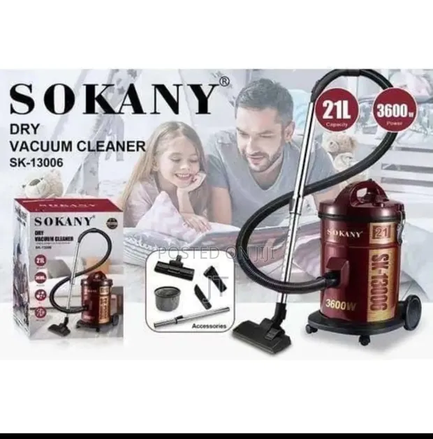 Sokany 21L 3600W Dry Vacuum Cleaner (SK-13006) - 1