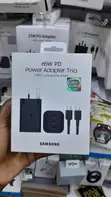 Samsung 65W Trio Super Fast Charger na Cable ya 1m - 3 Ports - 1