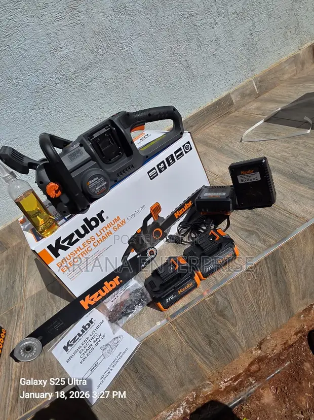 Kzubr KBLECS-42V-16 Brushless Cordless Chainsaw Kit - 1
