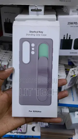Kesi ya Samsung S25 Ultra yenye Mshiko wa Kusimama na Mkanda wa Mkono