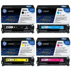 HP 304a (CC530/1/2/3a) Laser Toner Cartridges