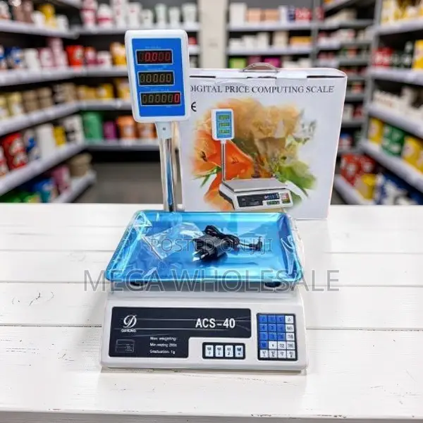 ACS 40 Digital Weighing Scale (40kg) - Inachajiwa - 1