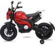 Kids Electric Ride-On Motorbike with Training Wheels (2-10yrs) - 3