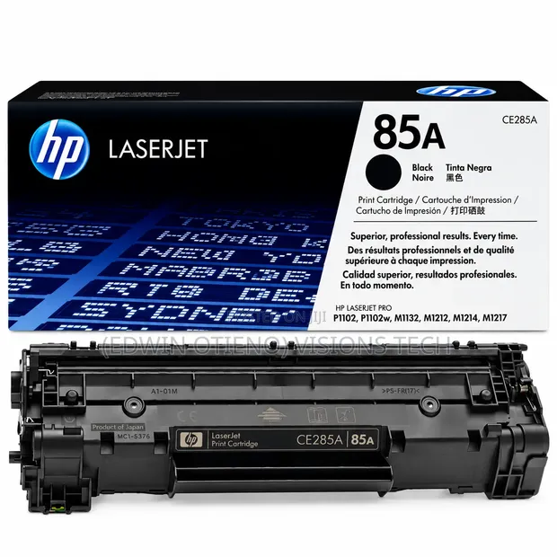 HP 85A Toner Nyeusi - 1