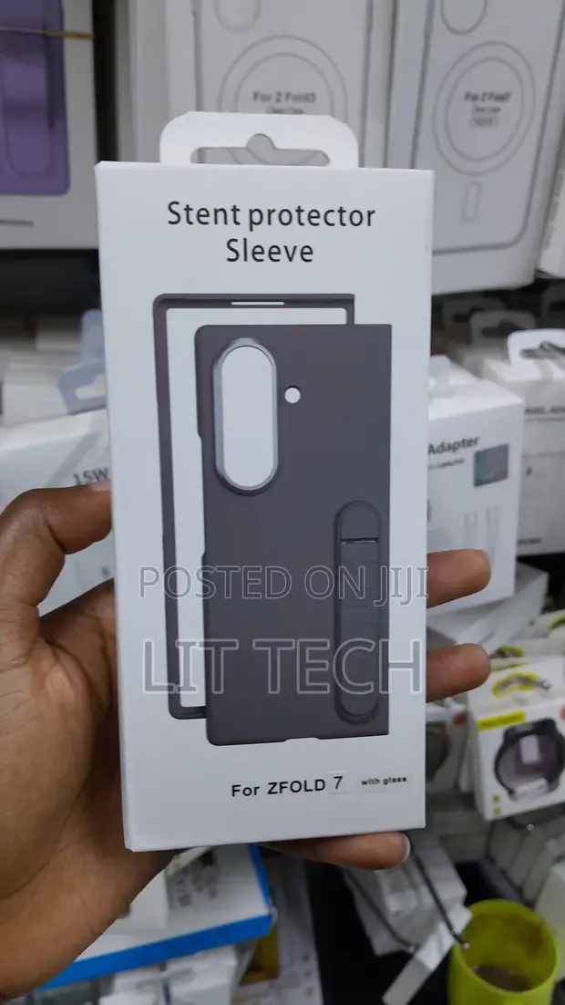 Fold7 Kesi ya Simu ya Silicone na Stand - Gray - 1