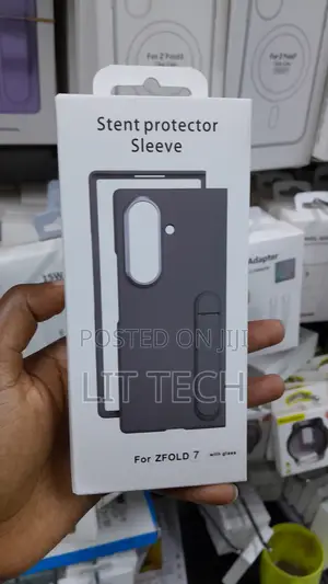 Fold7 Kesi ya Simu ya Silicone na Stand - Gray