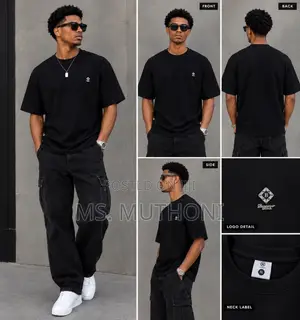 Urban Minimalist Drop Shoulder T-Shirts (L-4XL)