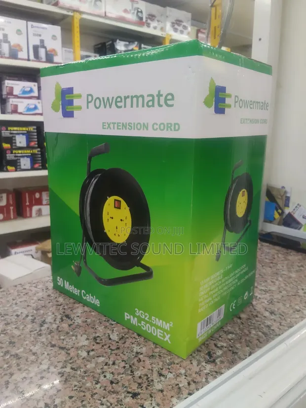 Kamba ya Extension ya Umeme 50m 2.5mm - 1