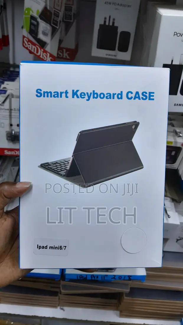 Kifaa cha Kinanda cha Apple iPad Mini 6/7 - Nyeusi - 1
