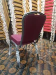Heavy-Duty Maroon Fabric Conference Banquet Chair - 2