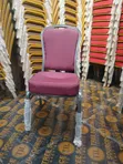 Heavy-Duty Maroon Fabric Conference Banquet Chair - 3