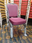 Heavy-Duty Maroon Fabric Conference Banquet Chair - 4