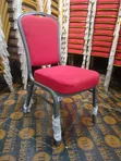 Heavy-Duty Conference Banquet Chair - Teal Fabric, Gold Frame - 1